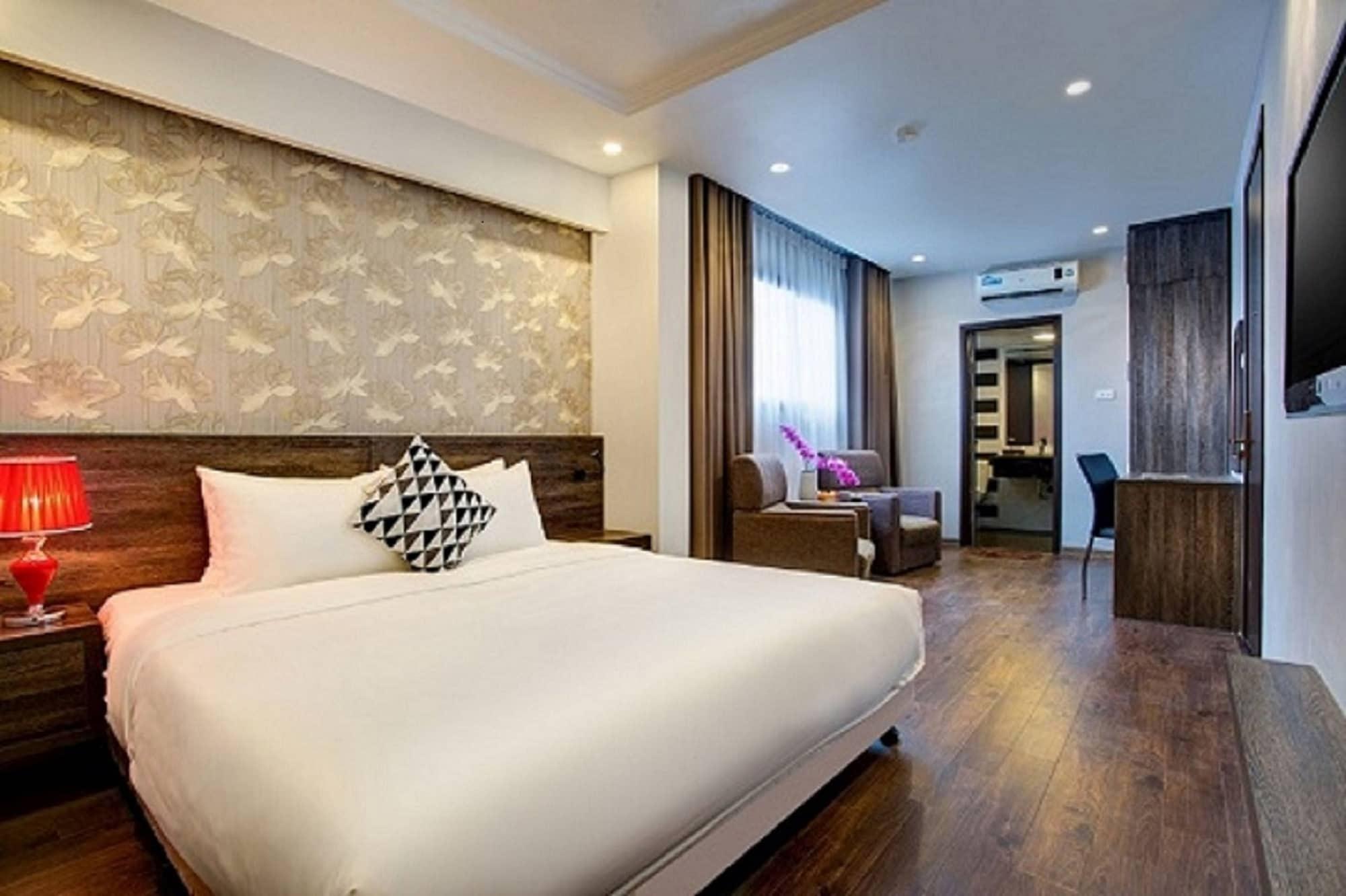 My Linh Hotel Hanoi Exterior foto
