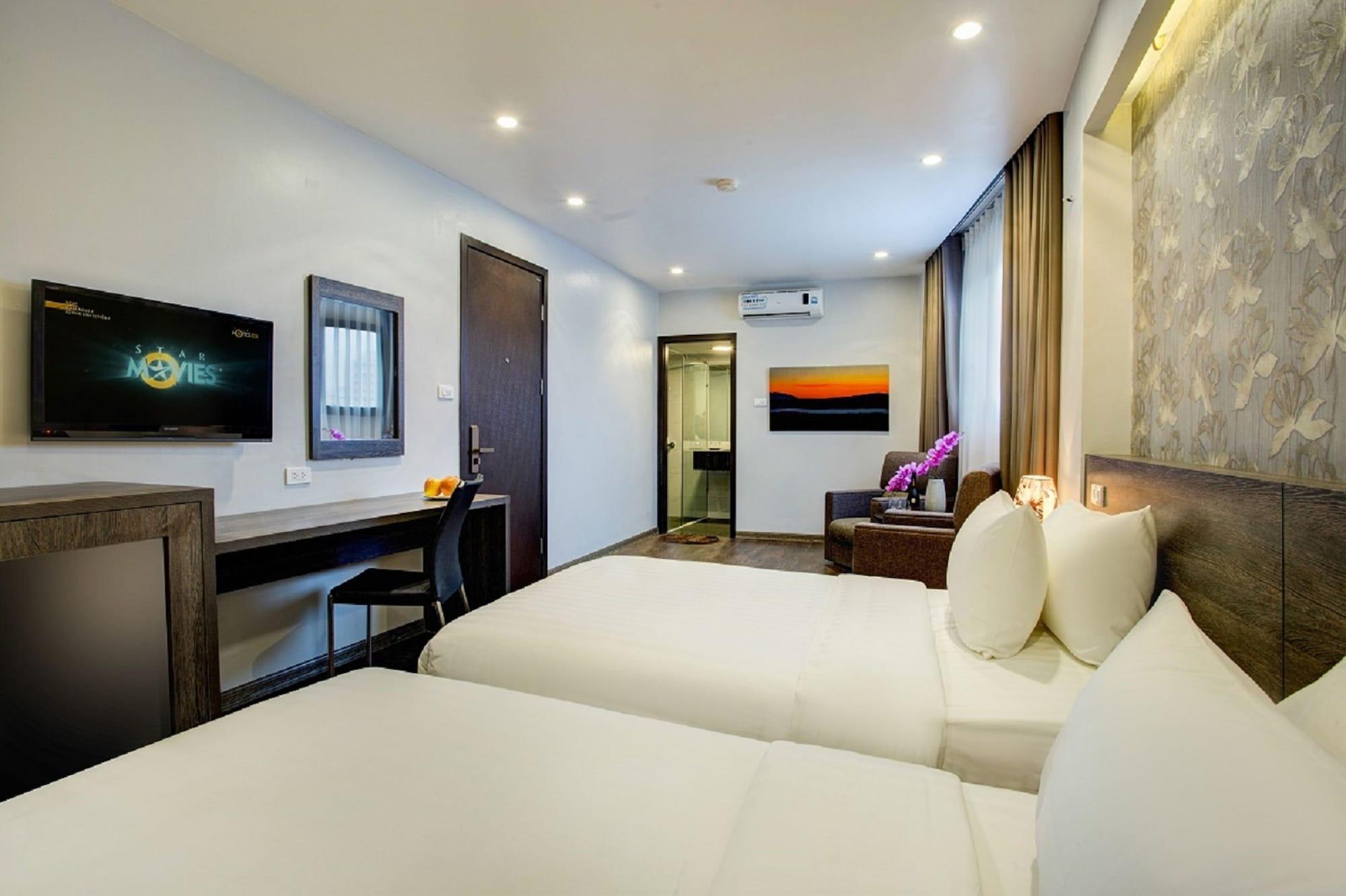 My Linh Hotel Hanoi Exterior foto