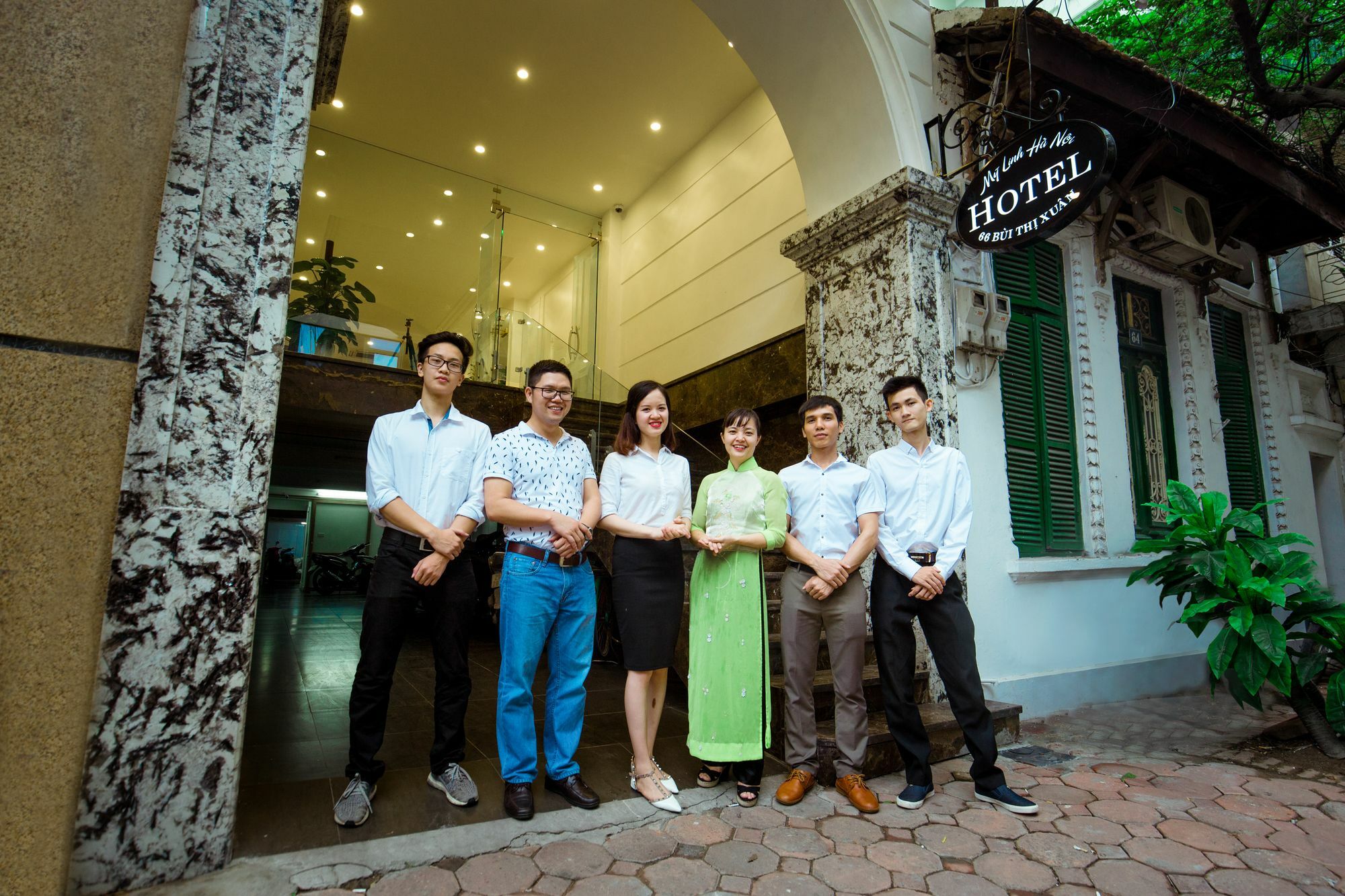 My Linh Hotel Hanoi Exterior foto