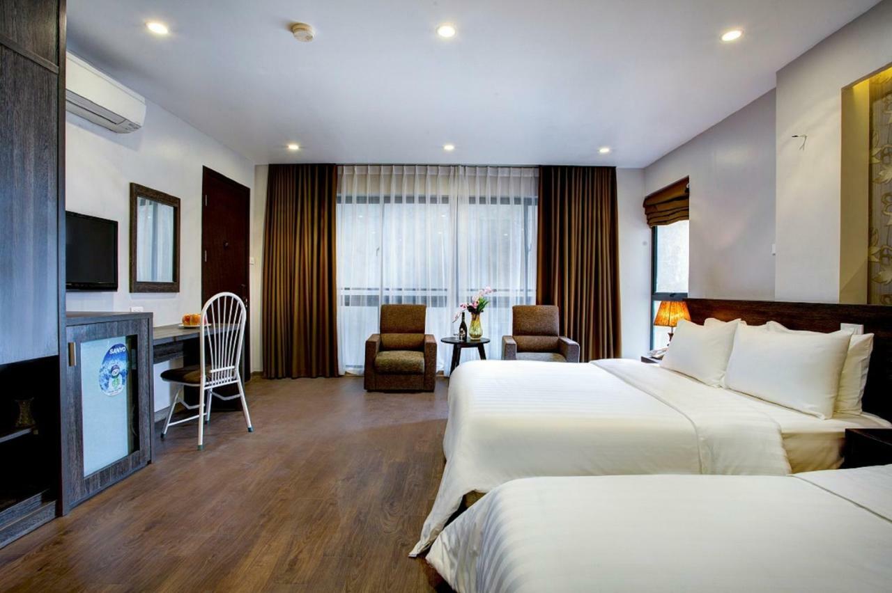 My Linh Hotel Hanoi Exterior foto